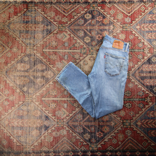Levi's 511 Red Tab W32 L30 Slim Fit Blue Denim Jeans