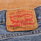 Levi's 514 Red Tab W34 L32 Straight Leg Blue Denim Jeans