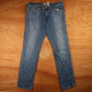 Levi's 505 Red Tab W34 L420 Straight Leg Regular Fit Blue Denim Jeans
