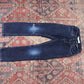Levi's W24 L24 Straight Leg Classic Ripped Style Blue Denim Jeans