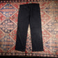 Dickies W34 L28 Straight Leg Black Cotton Blend Trousers
