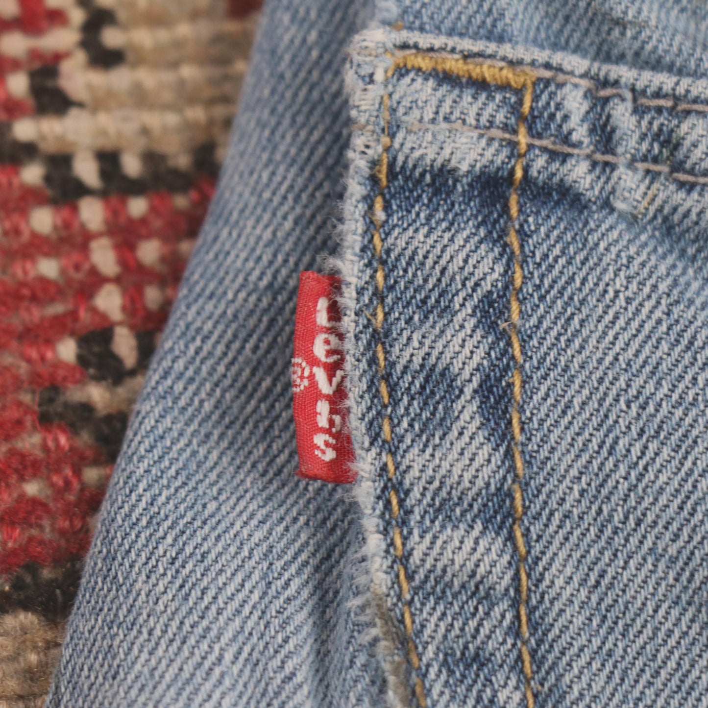 Levi's 505 W28 L25 Straight Leg Regular Fit Blue Denim Jeans