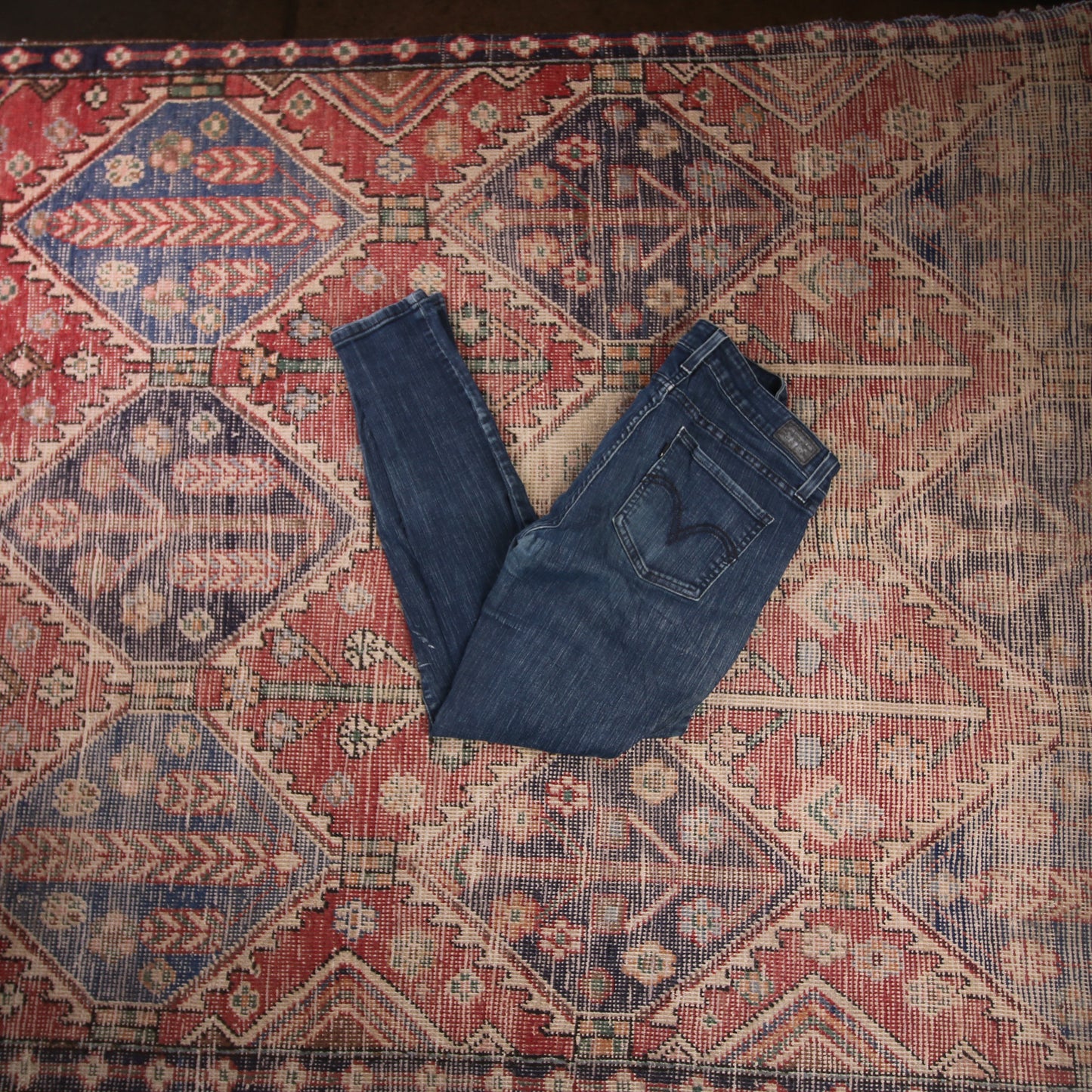 Levi's W32 L29 Skinny Blue Denim Jeans