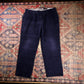 Unbranded W36 L28 Straight Leg Blue Corduroy Trousers