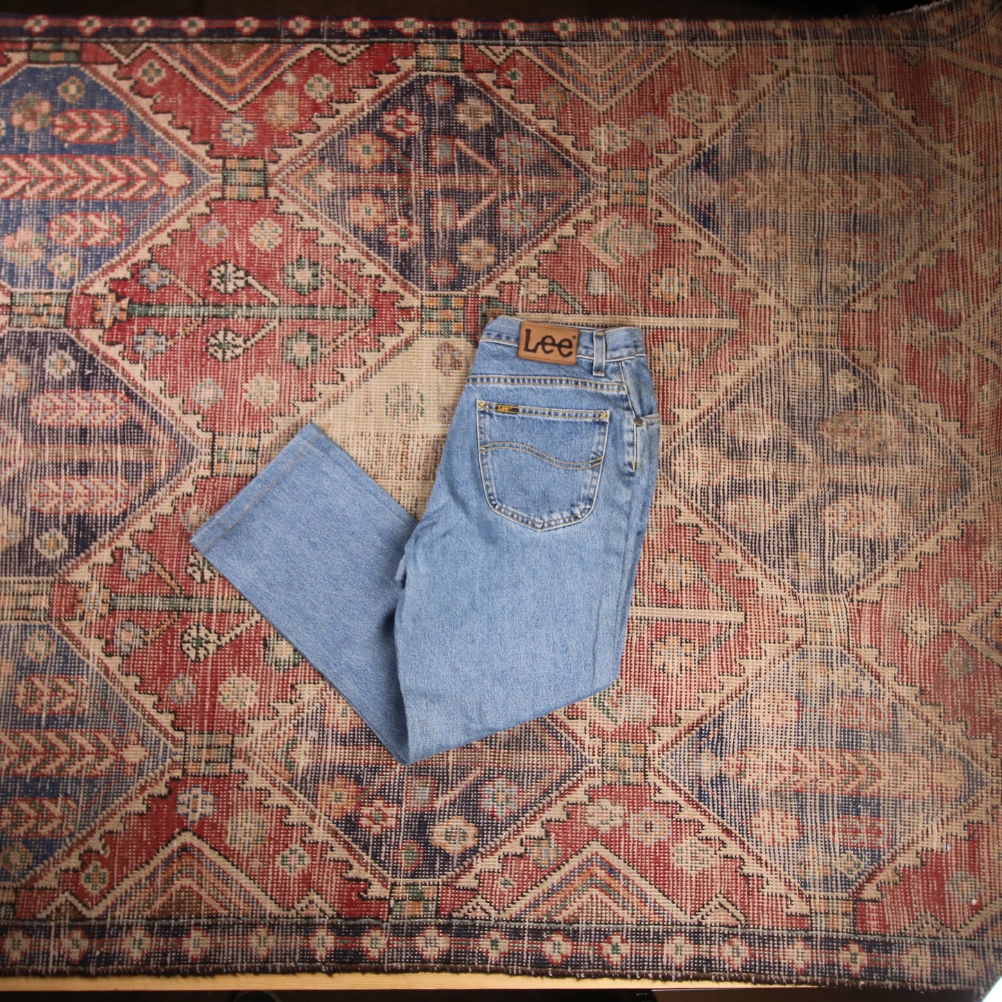 Lee W30 L26 Relaxed Fit Blue Denim Jeans