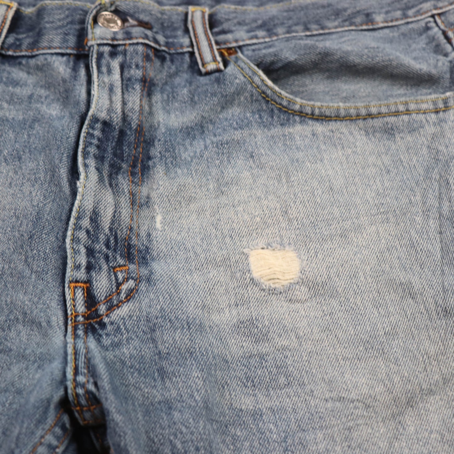 Levi's 505 Red Tab W38 L28 Straight Leg Regular Fit Blue Denim Jeans