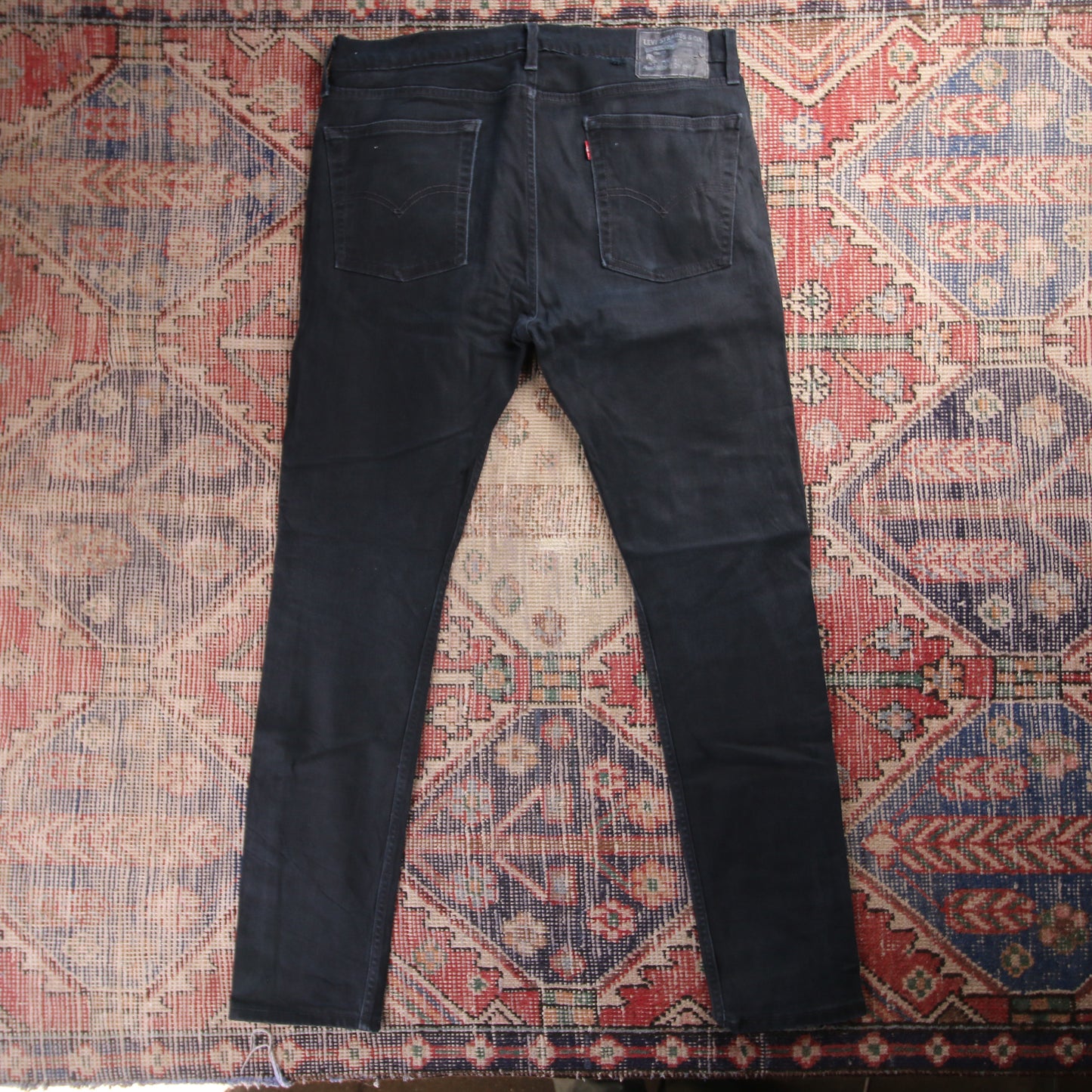 Levi's Red Tab W30 L31 Slim Straight Leg Jeans Black Denim Jeans
