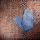 Levi's 505 Orange Tab W40 L31 Straight Leg Regular Fit Blue Denim Jeans