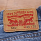 Levi's 560 Red Tab W34 L30 Comfort Fit Blue Denim Jeans