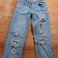 Levi's 720 Red Tab W24 L29 Super Skinny Blue Denim Jeans