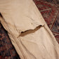 Lee W40 L28 Straight Leg Relaxed Fit Classic Ripped Style Beige Denim Jeans