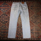 Levi's 505 W34 L31 Straight Leg Regular Fit Blue Denim Jeans