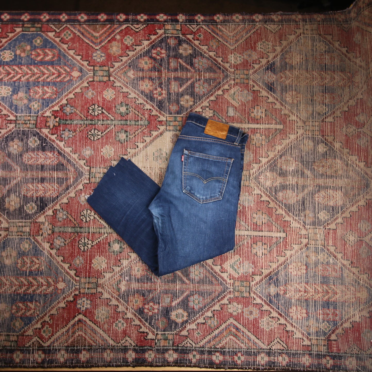 Levi's 502 W34 L23 Tapered Leg Regular Fit Blue Denim Jeans