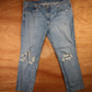 Levi's 541 Red Tab W48 L32 Tapered Leg Blue Denim Jeans