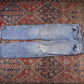 Levi's W32 L31 Straight Leg Classic Ripped Style Blue Denim Jeans
