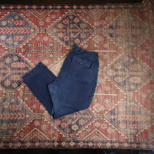 Lee W42 L26 Straight Leg Relaxed Fit Blue Denim Jeans