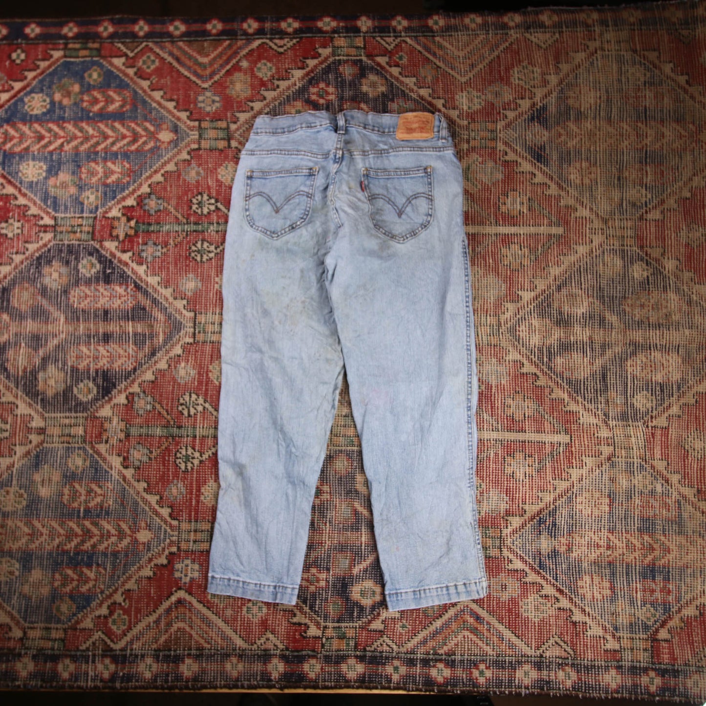 Levi's W28 L24 Capri Blue Denim Jeans