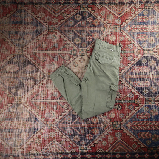 Levi's W30 L28 Relaxed Green Denim Trousers