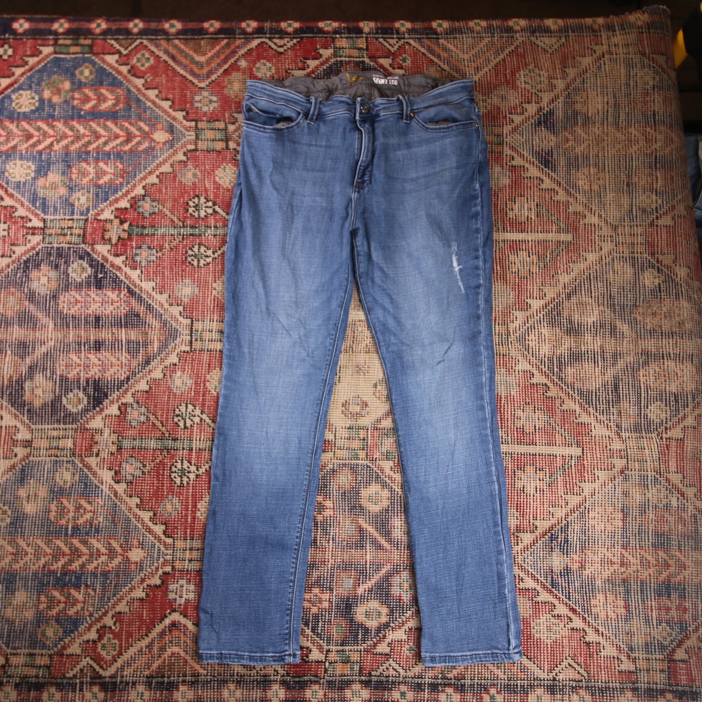 Lee W36 L28 Skinny Blue Denim Jeans
