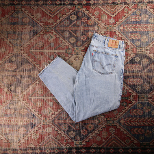 Levi's 569 Red Tab W40 L31 Straight Leg Loose Fit Blue Denim Jeans