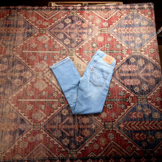 Levi's 511 W26 L26 Slim Fit Blue Denim Jeans