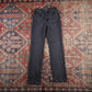 Levi's 721 W26 L28 Skinny Black Denim Jeans