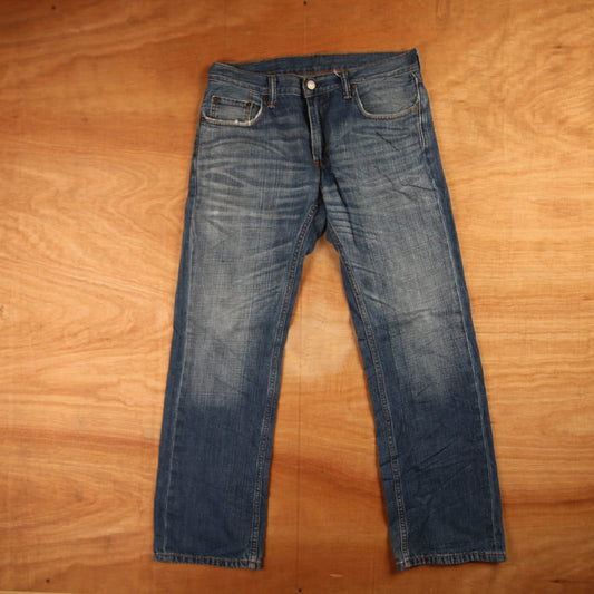 Levi's 501 Red Tab W32 L28 Original Fit Blue Denim Jeans