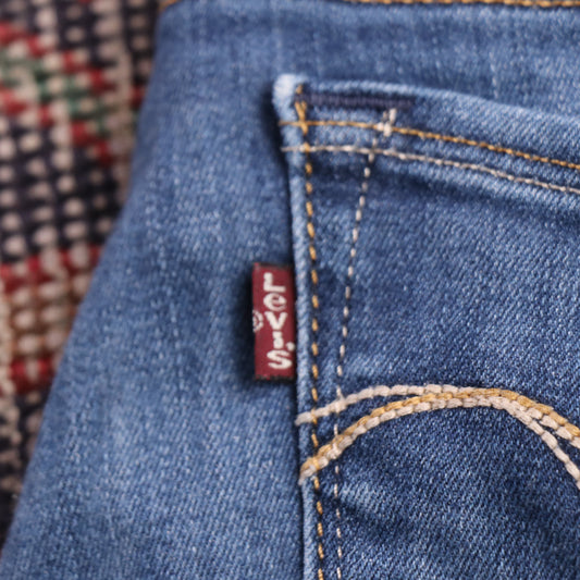Levi's W30 L28 Skinny Blue Denim Jeans