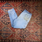 Wrangler W40 L30 Carpenter Style Classic Ripped Style Blue Denim Jeans