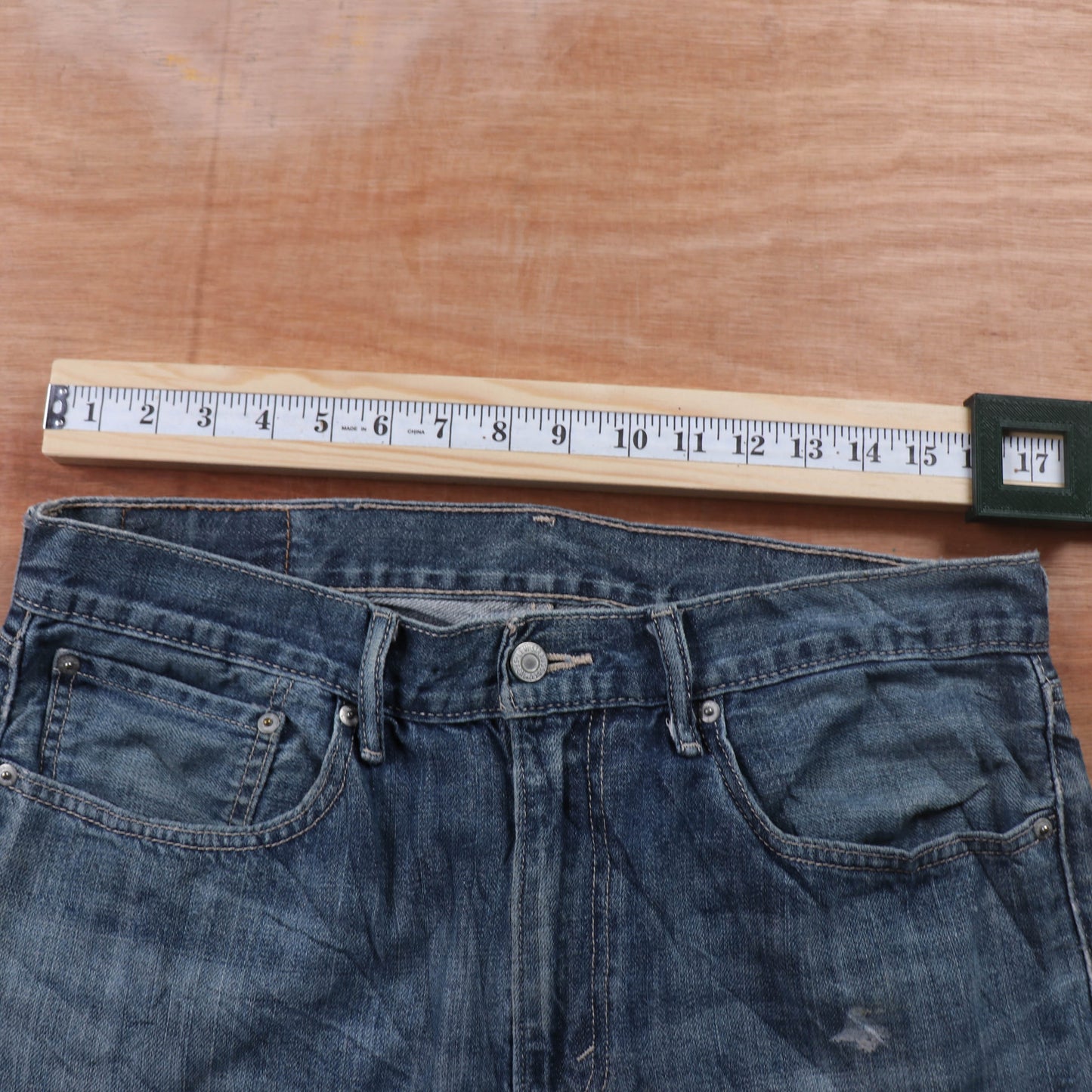 Levi's 505 Red Tab W34 L30 Straight Leg Regular Fit Blue Denim Jeans