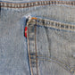 Levi's 550 W34 L28 Tapered Leg Relaxed Fit Classic Ripped Style Blue Denim Jeans