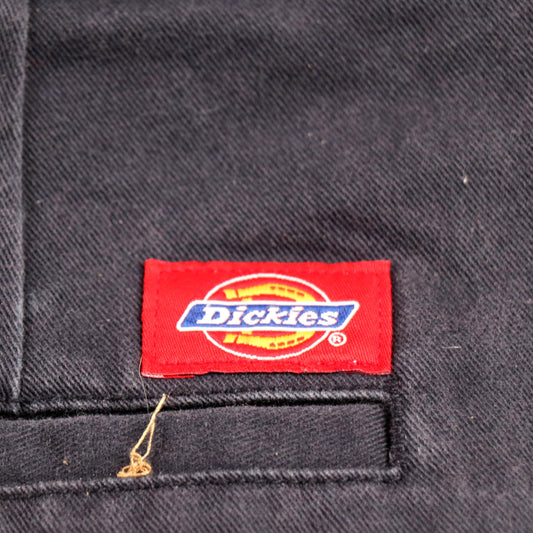 Dickies W26 L27 Straight Leg Blue Cotton Blend Trousers