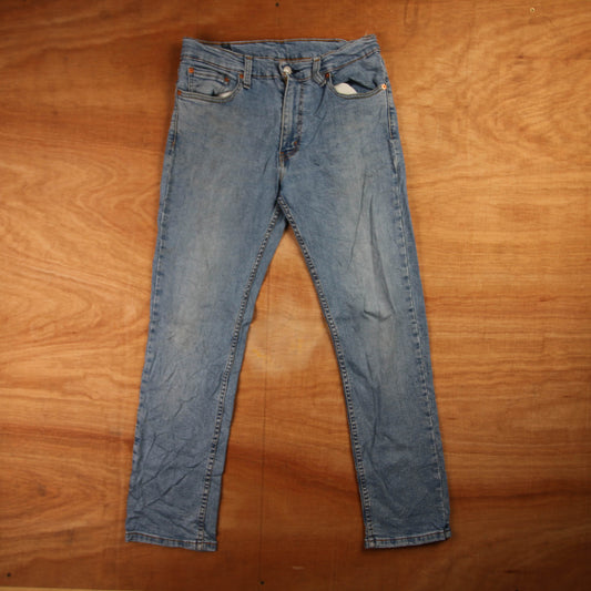 Levi's 511 Red Tab W30 L28 Slim Fit Blue Denim Jeans