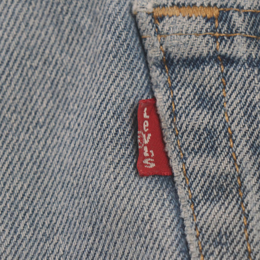 Levi's 550 W44 L32 Tapered Leg Relaxed Fit Blue Denim Jeans