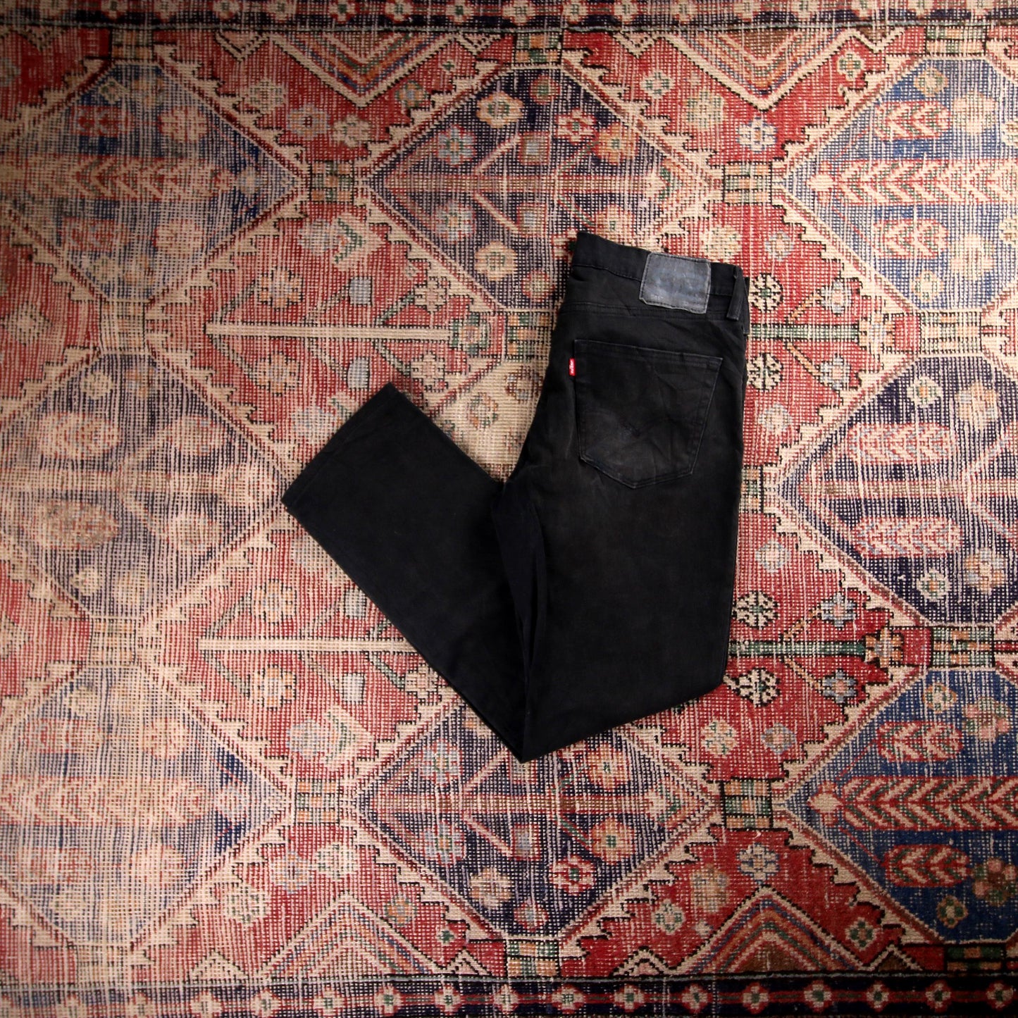 Levi's 511 Red Tab W32 L28 Slim Fit Black Denim Jeans