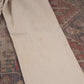 Lee W36 L32 Straight Leg Loose Fit Beige Denim Jeans