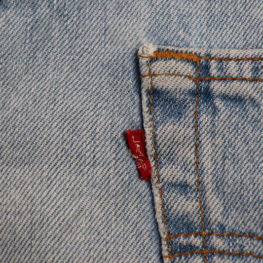 Levi's 550 W32 L35 Tapered Leg Relaxed Fit Blue Denim Jeans