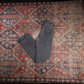 Levi's 512 W26 L30 Flared Black Denim Jeans