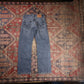 Levi's 505 W26 L26 Straight Leg Regular Fit Blue Denim Jeans