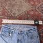 Levi's 512 Orange Tab W24 L30 Tapered Leg Slim Fit Blue Denim Jeans