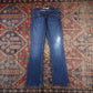 Levi's 525 W28 L29 Bootcut Slim Fit Blue Denim Jeans