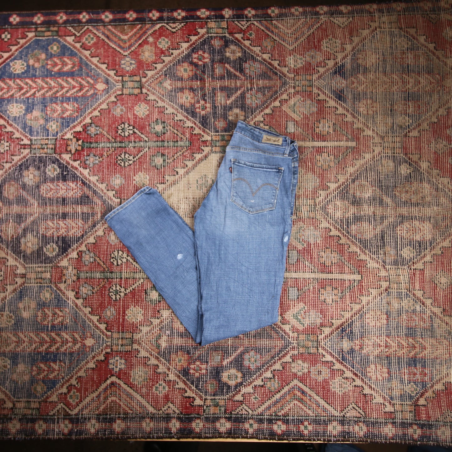 Levi's W28 L30 Skinny Blue Denim Jeans