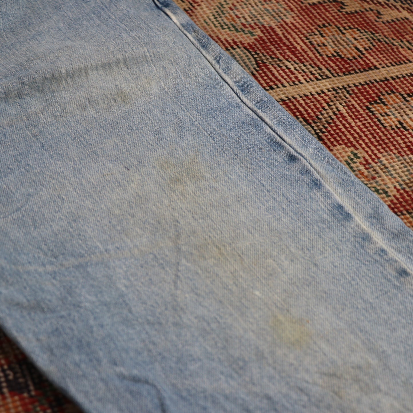 Levi's 505 W36 L31 Straight Leg Regular Fit Blue Denim Jeans