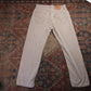 Levi's 751 W32 L28 Straight Leg White Corduroy Trousers