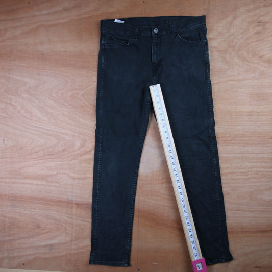Levi's 508 Red Tab W34 L30 Tapered Leg Regular Fit Blue Denim Jeans