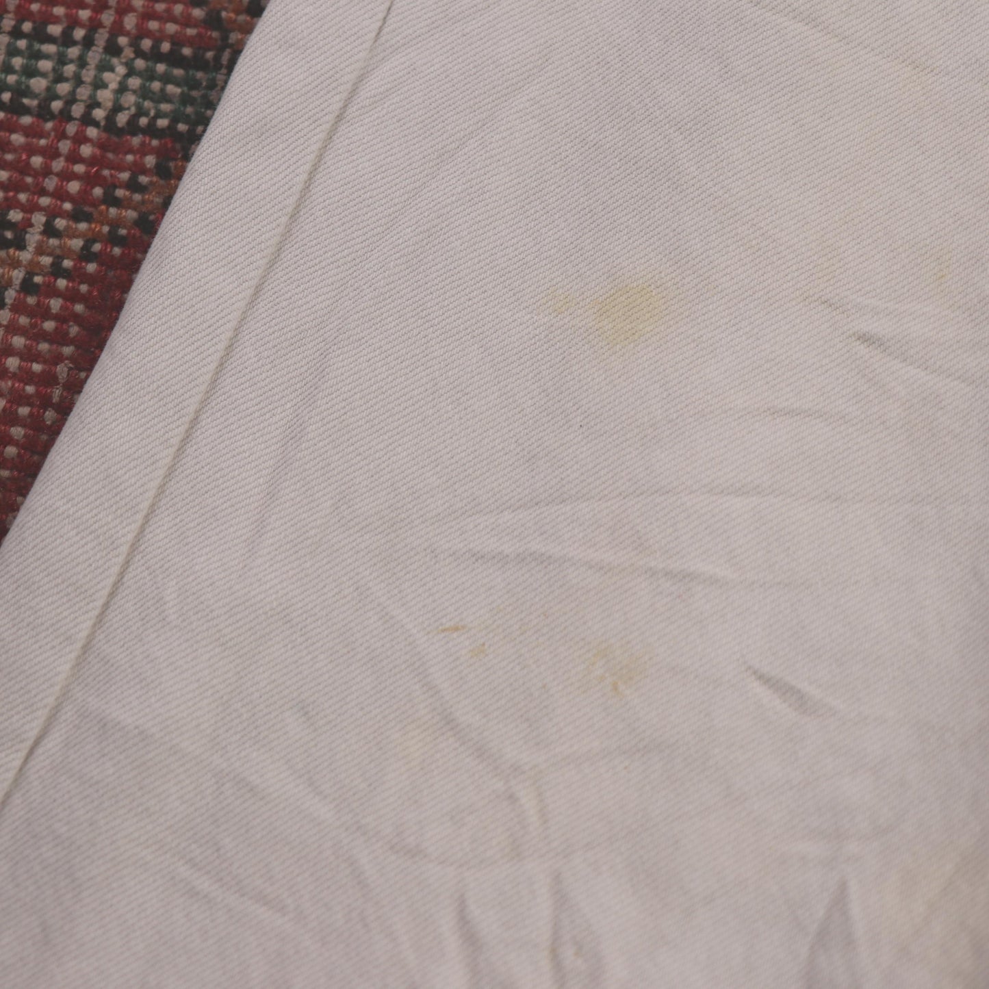 Levi's W34 L30 Straight Leg Loose Fit Beige Denim Jeans