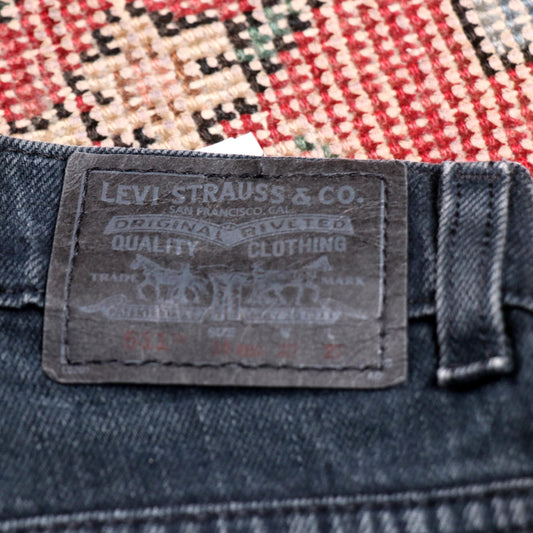 Levi's 511 W26 L29 Slim Fit Blue Denim Jeans