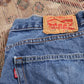 Levi's 505 W34 L29 Straight Leg Regular Fit Blue Denim Jeans