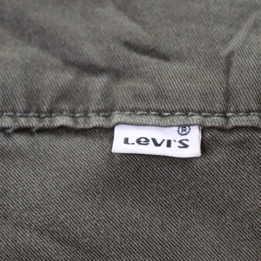 Levi's W32 L26 Slim Green Denim Trousers