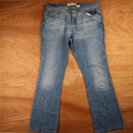 Levi's 75 Red Tab W38 L33 Bootcut Blue Denim Jeans